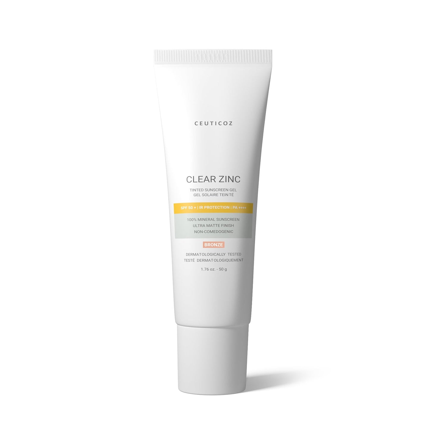 Clear Zinc Tinted Sunscreen Gel